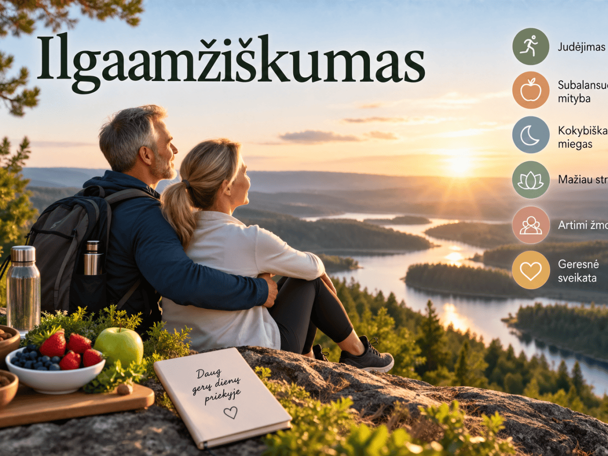 Ilgaamžiškumas – kas iš tiesų padeda ilgiau išsaugoti gerą&nbsp;sveikatą?